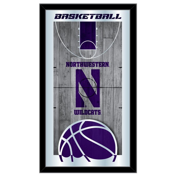 Northwestern 15" x 26" Basketball Mirror