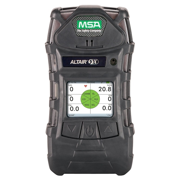 ALTAIR 5X Detector Color (LEL, O2, CO, H2S, PID), (UL, CSA), Charcoal, Instrument Only