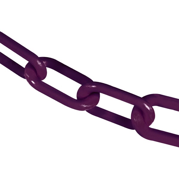 3" x 100' Purple Plastic Safety Chain