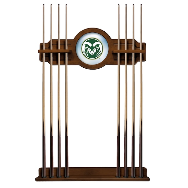 Colorado State Cue Rack in Chardonnay Finish