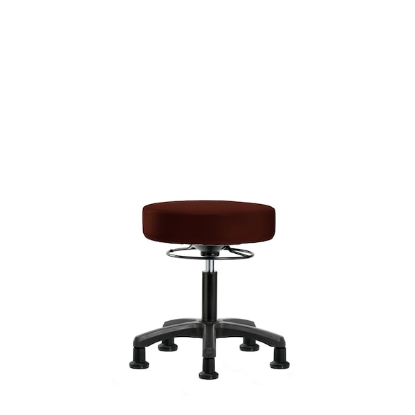 Desk Mini-Stools, Vinyl, Glides, Burg