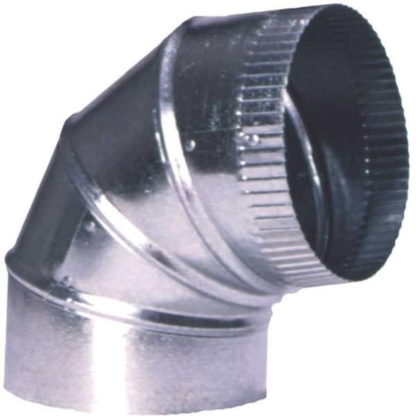 10 in. 90-Degree Turned 26-Gauge Adjustable Elbow