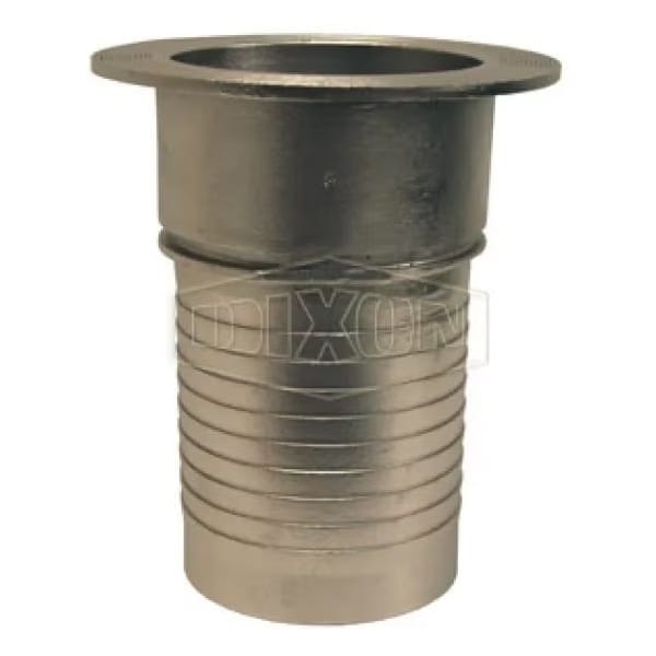 Notched Turned Back Nipple Stem, 1-1/2 in, 316 SS, Domestic