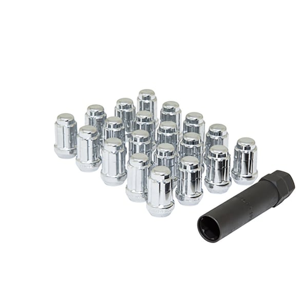 5 Lug Kit 12 x 20 Thread Size 60 Degree Conical Spline Drive Spline Drive Acorn