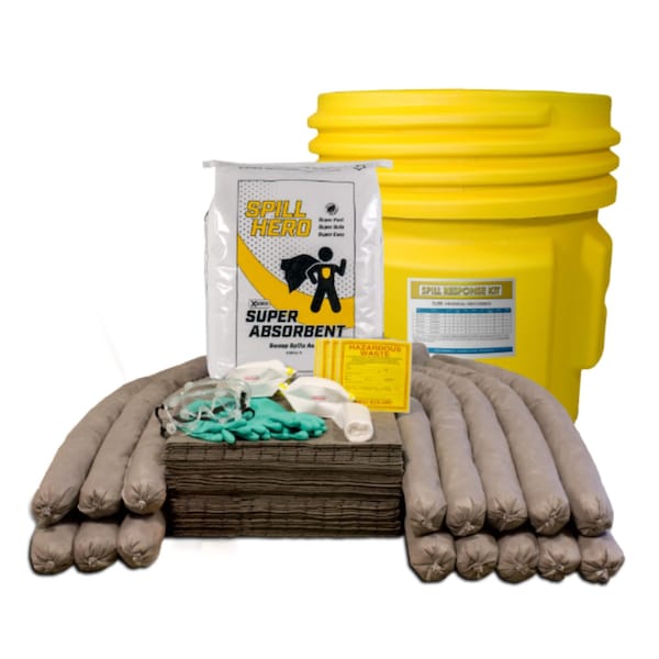Spill Kit, Universal, 65 gal.
