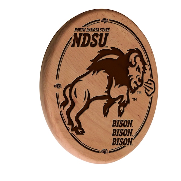 North Dakota State University 13" Laser Engraved Solid Wood Sign