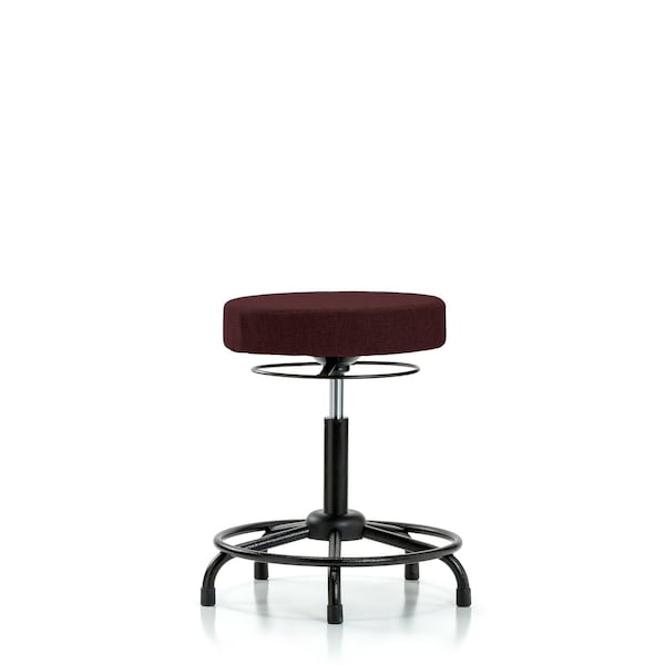 Bench Stool, Med, Fabric, RT, Glides, Bur