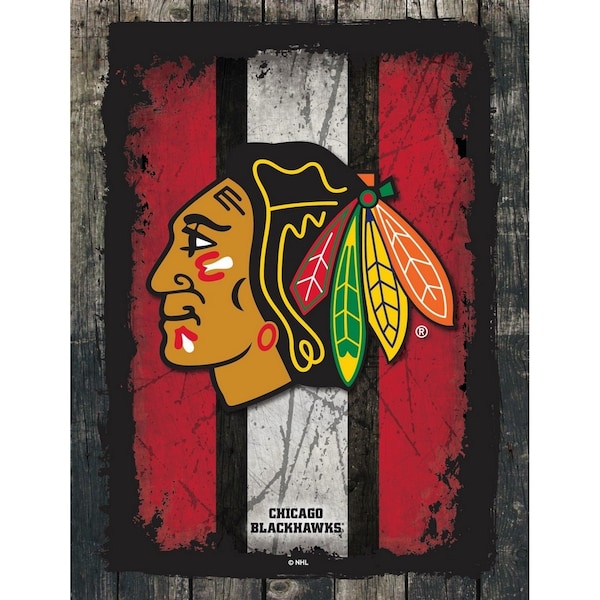 Chicago Blackhawks 15" x 20" Canvas Wall Art