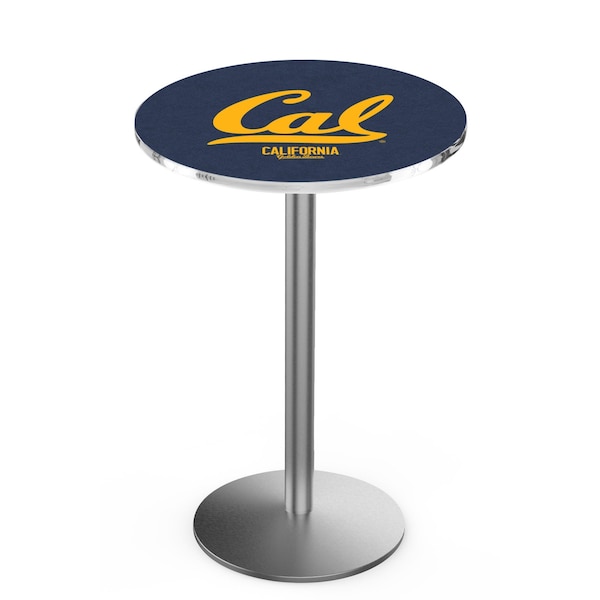 42" Stainless Steel Cal Pub Table, 36" dia. Top