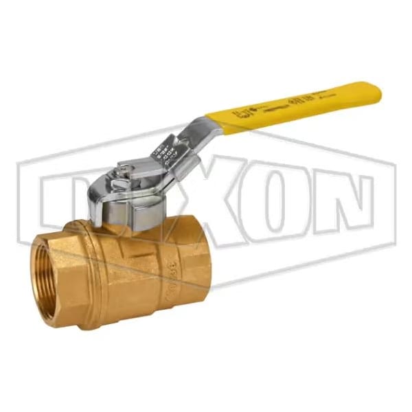 FBLV Imported Ball Valve, 1-1/4 in Nominal, FNPT End Style, Full Port, PTFE Seat/Seal/Thrust Washer
