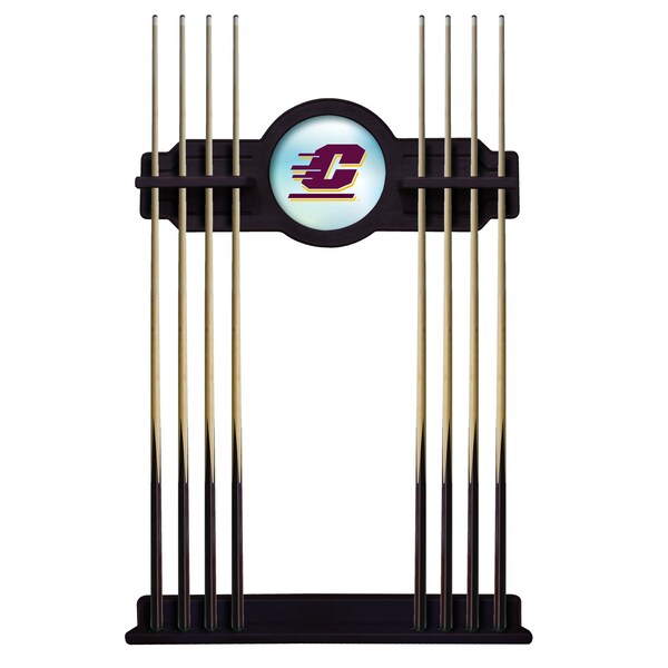 Central Michigan Cue Rack in English Tudor Finish