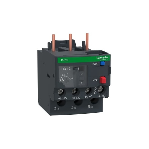 Thermal Overload Relay, 1NC/1NO, 5.5 A Min current, 8 A Max current